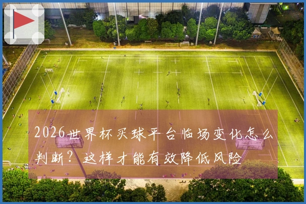 2026世界杯买球平台临场变化怎么判断？这样才能有效降低风险